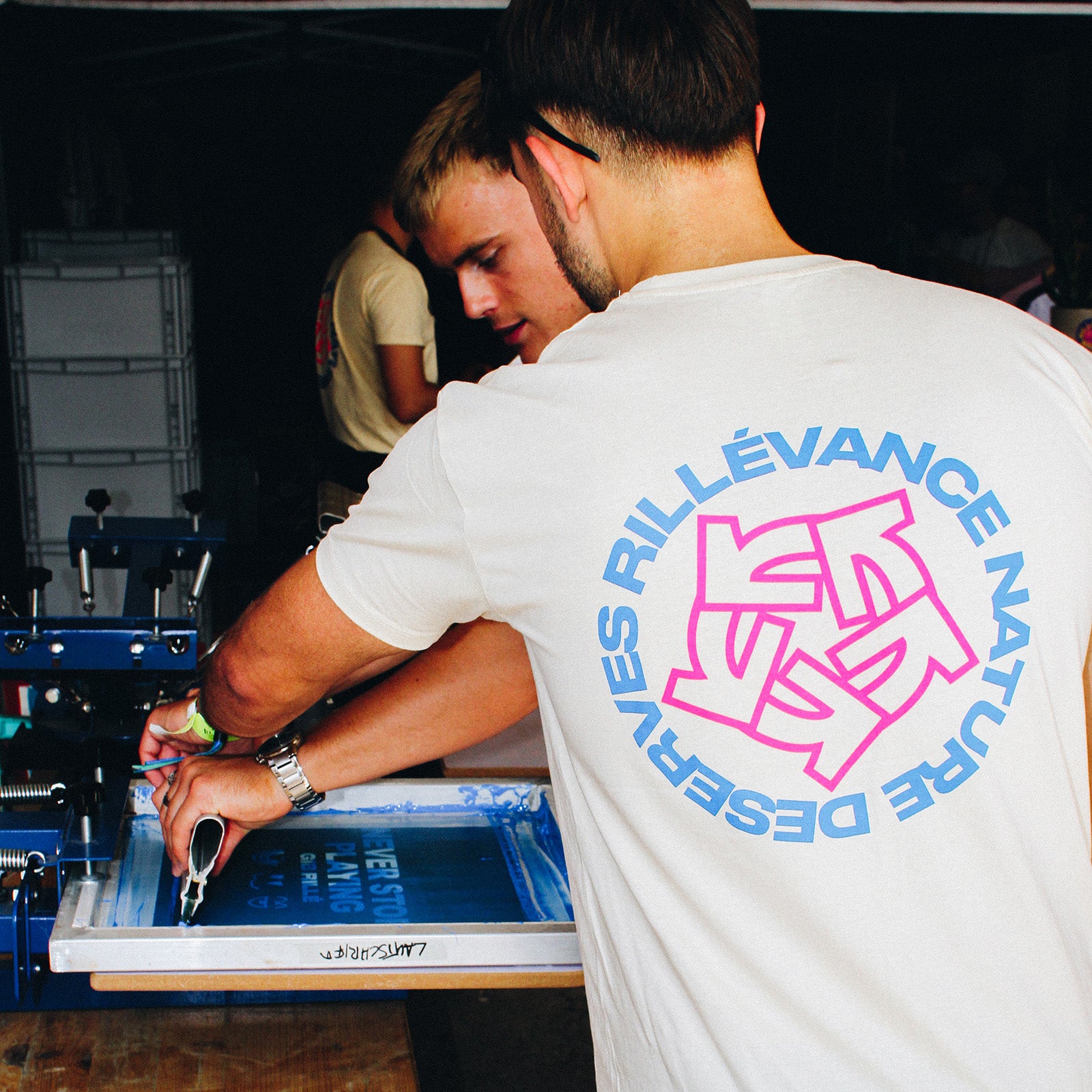 interaktive Siebdruckworkshops