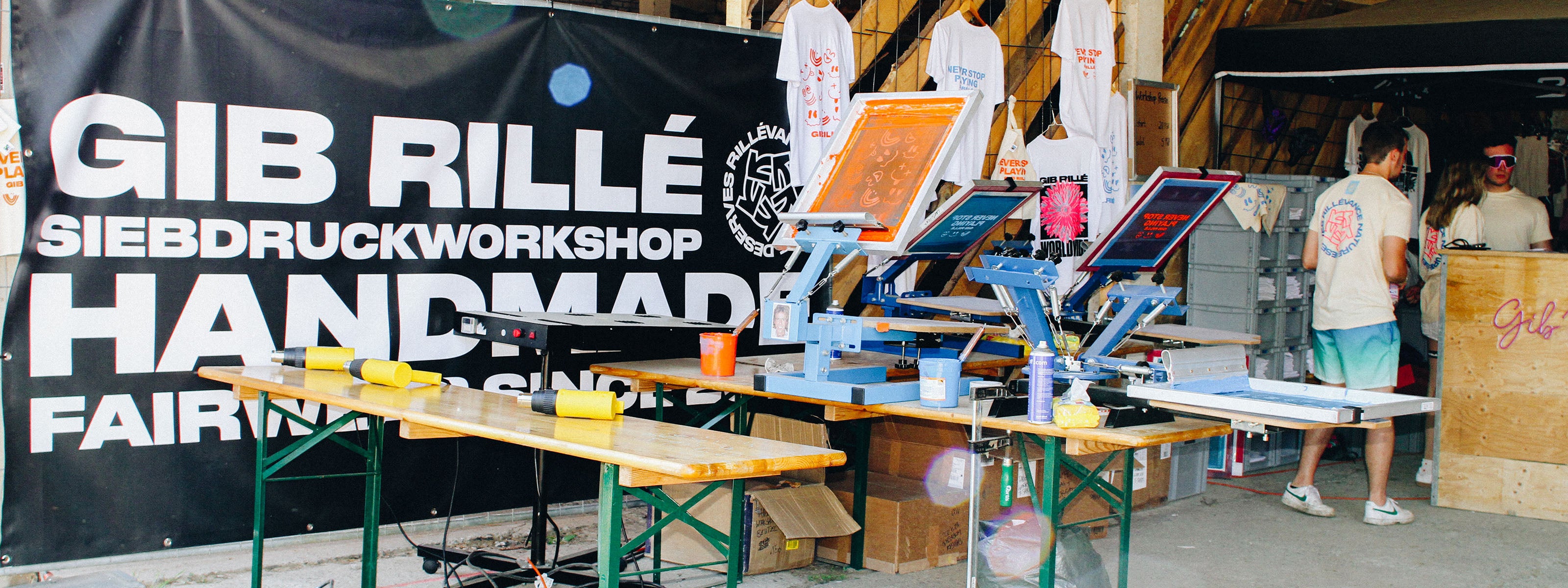 Siebdruck Kurse buchen bei Gib Rillé - Jetzt anfragen!