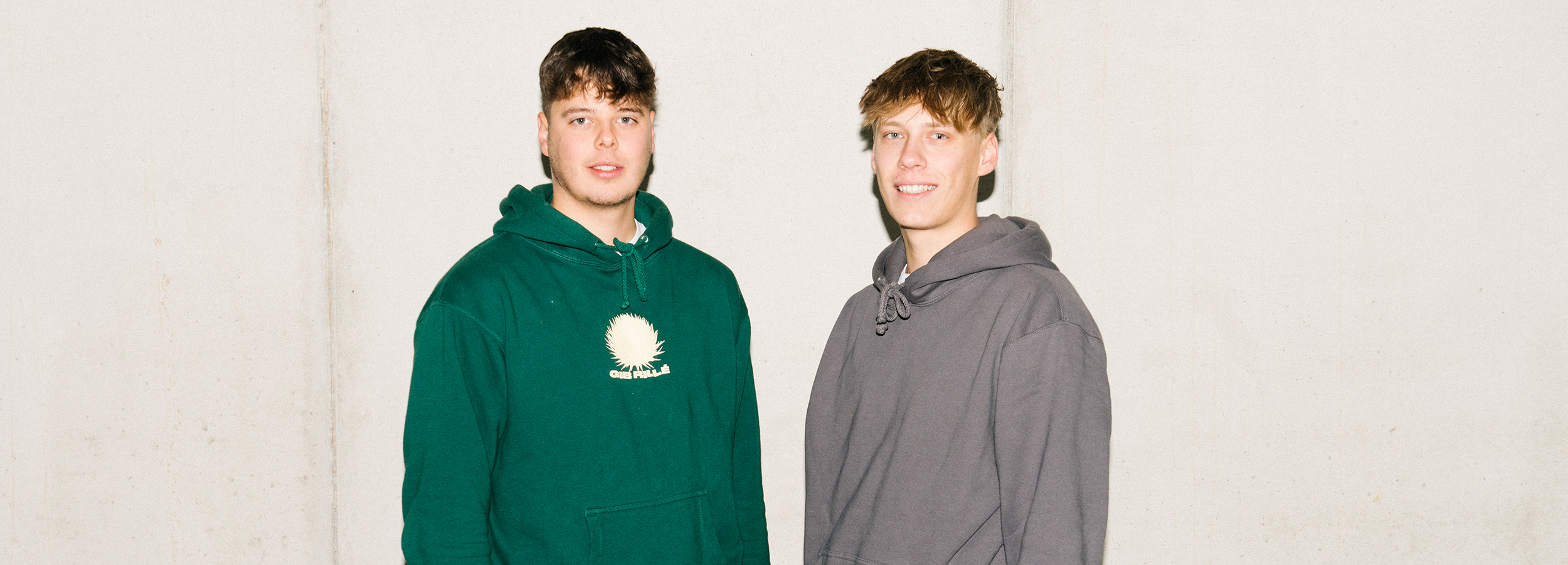 Gib Rillé Gründer Kilian Anton und Leo Leue gewinnen den POP-UP Store in der Lüneburger Innenstadt Start-Up Fair Fashion