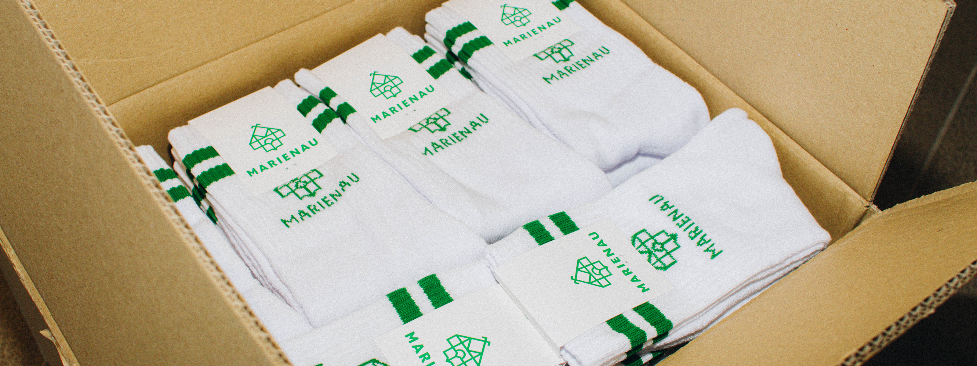 Socken aus 100 % Baumwolle – umweltfreundlich und lokal produziert in Hamburg.