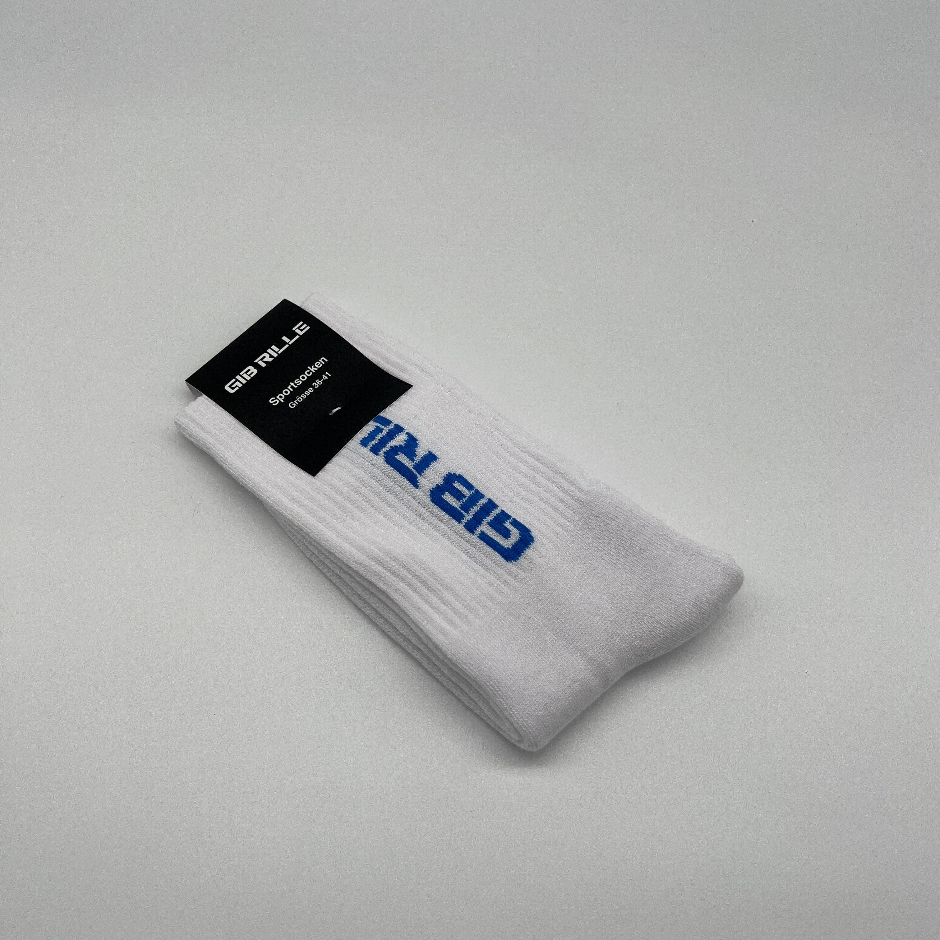 Gib Rillé - Tennissocken - Neu - Blauer Stick - Sportsocken - Bmx Socken - Skatesocken