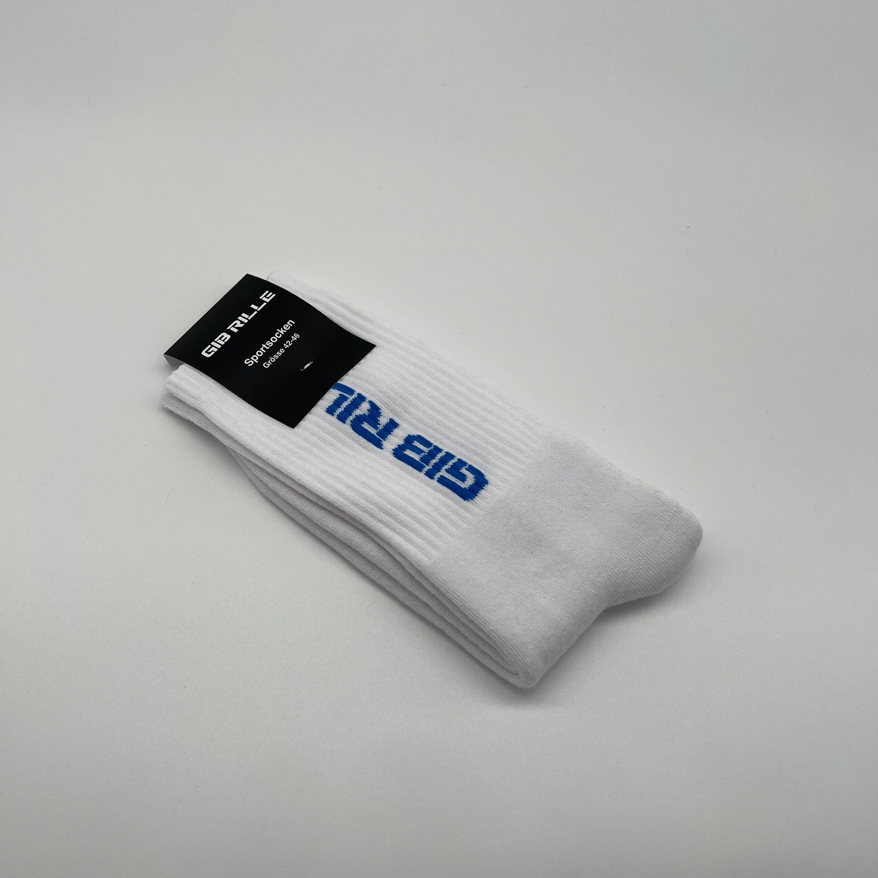 Gib Rillé - Tennissocken - Neu - Blauer Stick - Sportsocken - Bmx Socken - Skatesocken