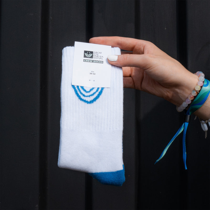Gib Rillé produziert B2B-Biobaumwoll-Socken mit gewebtem Logo für Unternehmen und Vereine