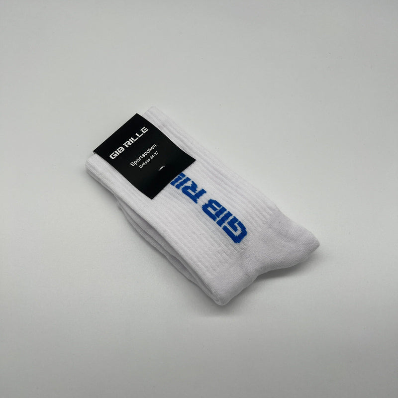 Gib Rillé - Tennissocken - Neu - Blauer Stick - Sportsocken - Bmx Socken - Skatesocken